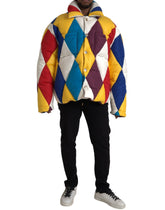 Dolce & Gabbana Multicolor Windbreaker Puffer Jacket Men -   -  Dolce & Gabbana.